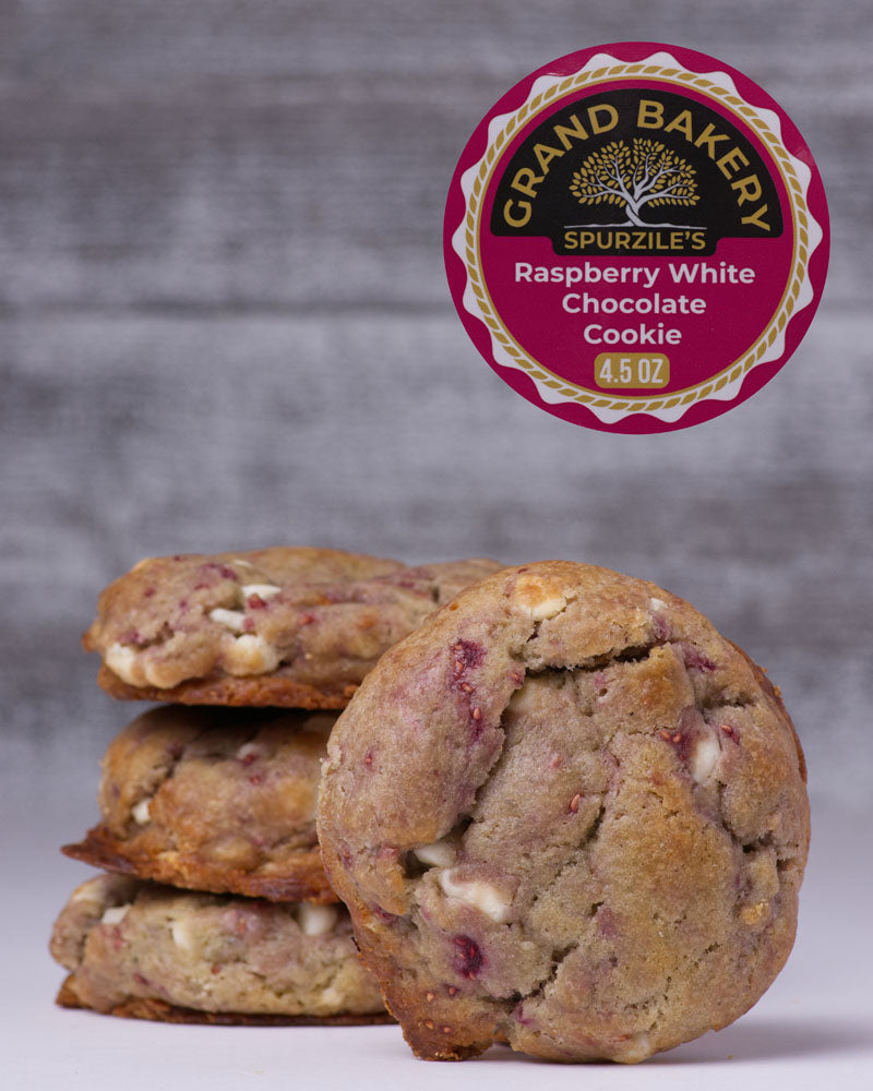 Raspberry White Chocolate Cookies